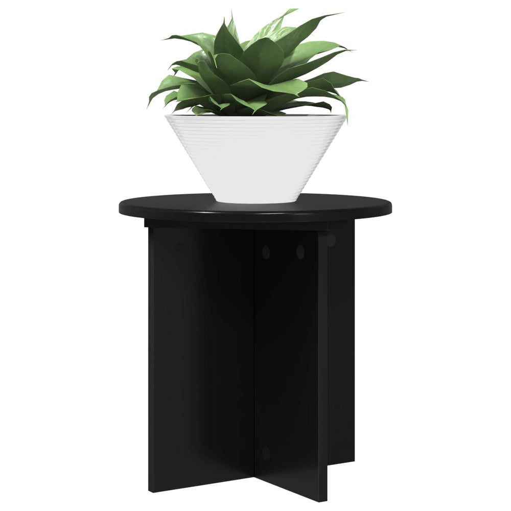 Schwarze Pflanzenständer 2er Set 40cm