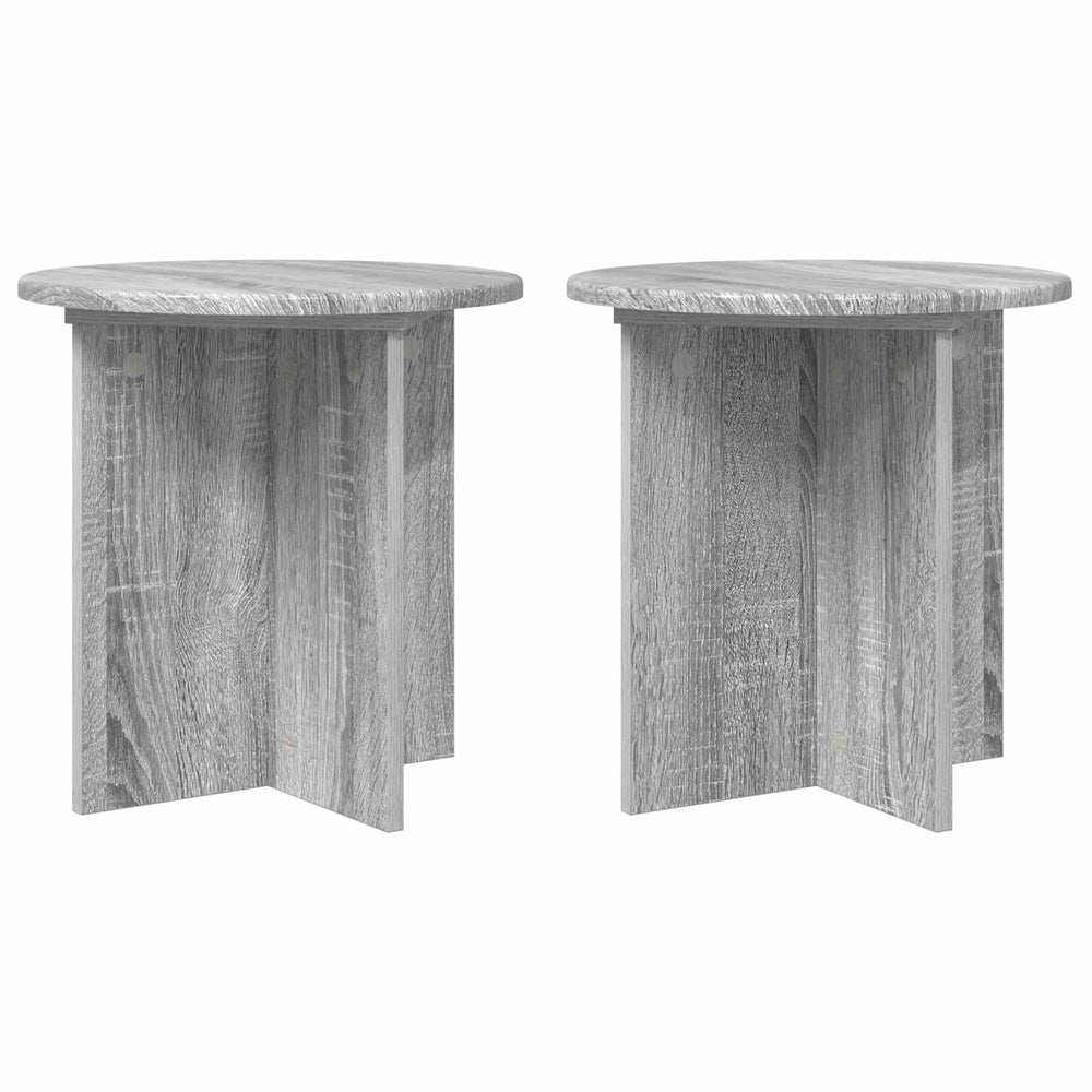 Pflanzenständer 2er Set Grau Sonoma 40cm