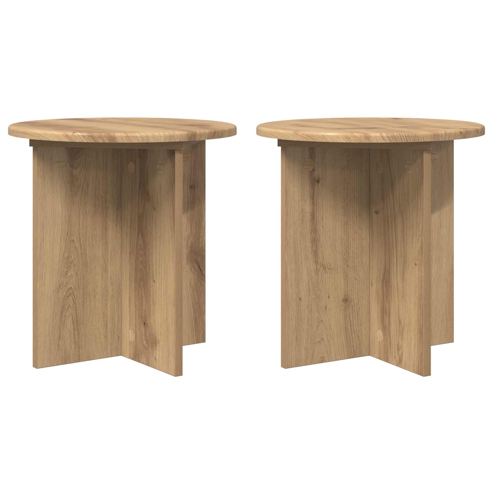 Pflanzenständer 2er-Set Artisan Eiche 40cm