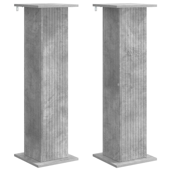 Pflanzenständer 2er-Set Betongrau 100,5cm