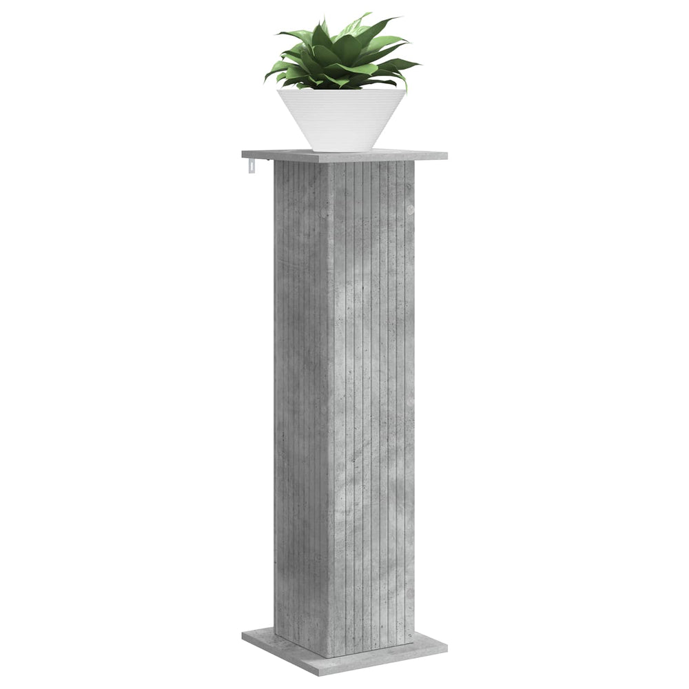 Pflanzenständer 2er-Set Betongrau 100,5cm