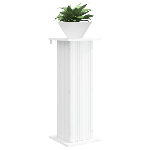 vidaXL Support de plantes blanc 30,5 x 30 x 80,5 cm Bois d'ingénierie