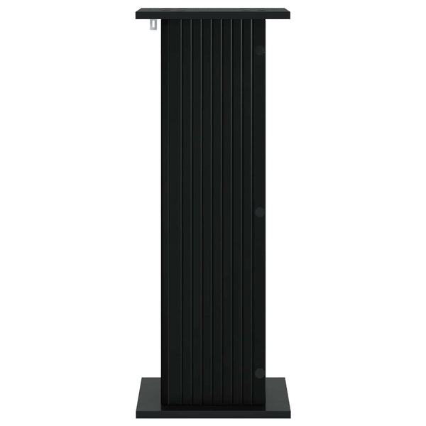Schwarze Pflanzenständer 2er Set