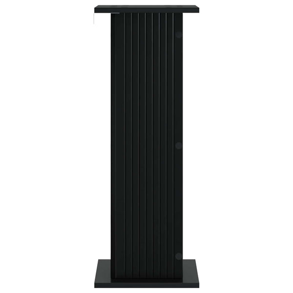 Schwarze Pflanzenständer 2er Set