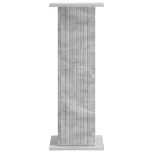 Pflanzenständer Betongrau Holz 80,5cm