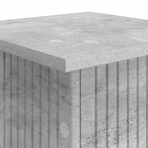 Betongraue Pflanzenständer, 2er-Set