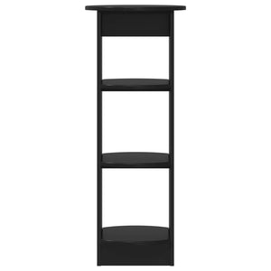 Schwarzer Seitenschrank 40x40x100cm