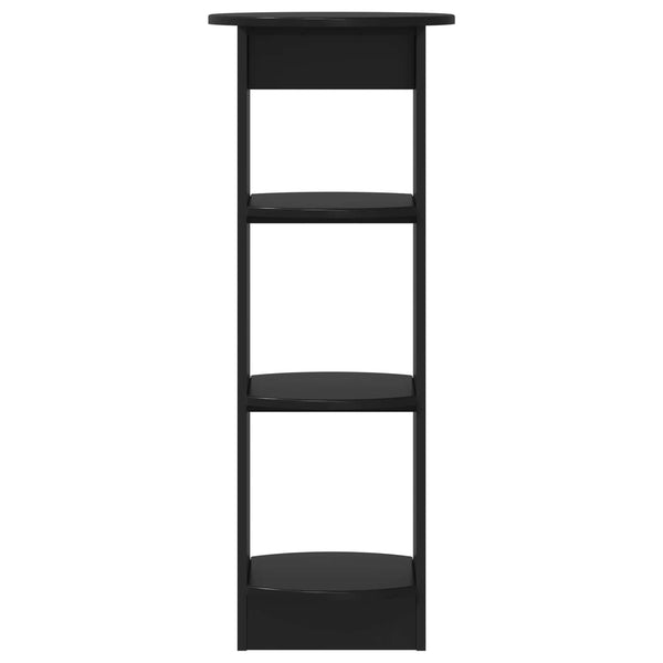Schwarzer Seitenschrank 40x40x100cm