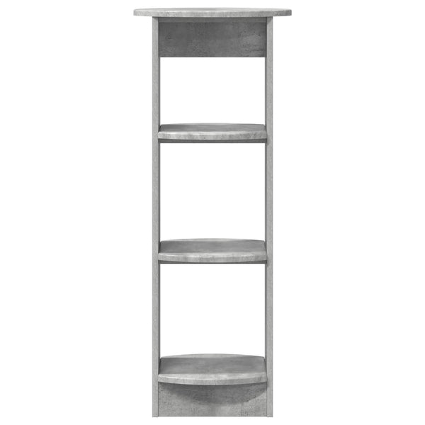 Betongrauer Seitenschrank 40x40x100cm