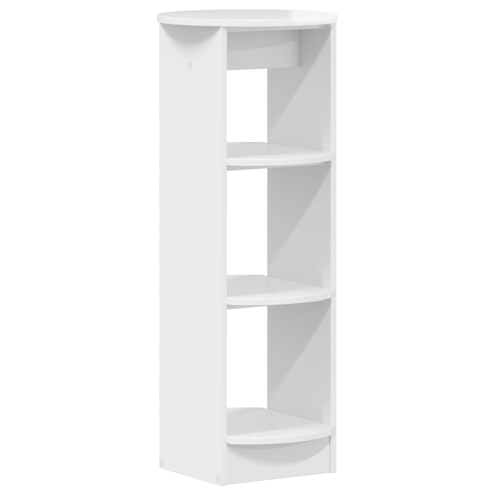 Hochglanz Weiß Seitenschrank 40x100 cm