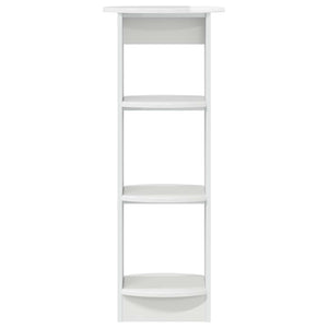 Hochglanz Weiß Seitenschrank 40x100 cm