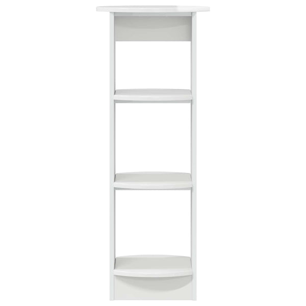 Hochglanz Weiß Seitenschrank 40x100 cm