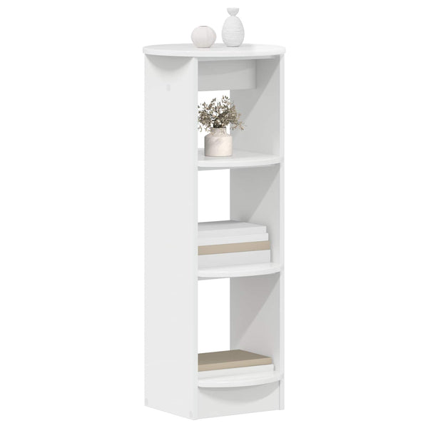 Hochglanz Weiß Seitenschrank 40x100 cm