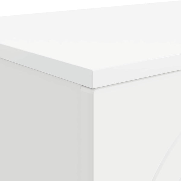 Weißer Couchtisch Holzwerkstoff 102 cm