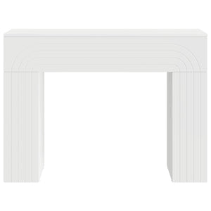 Weißer Couchtisch Holzwerkstoff 102 cm