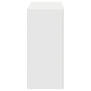 Weißer Couchtisch Holzwerkstoff 102 cm