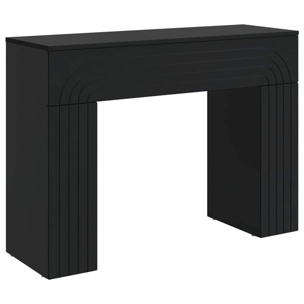 Schwarzer Couchtisch 102x75 cm