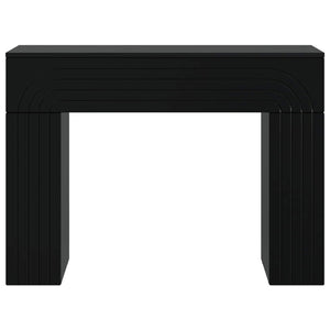 Schwarzer Couchtisch 102x75 cm