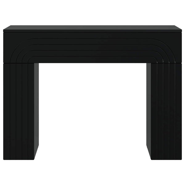 Schwarzer Couchtisch 102x75 cm