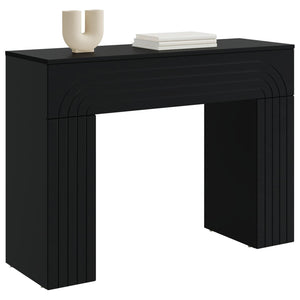 Schwarzer Couchtisch 102x75 cm