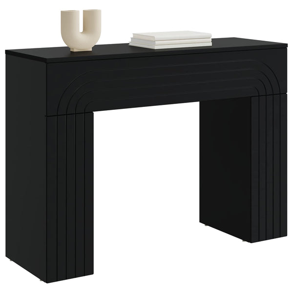 Schwarzer Couchtisch 102x75 cm