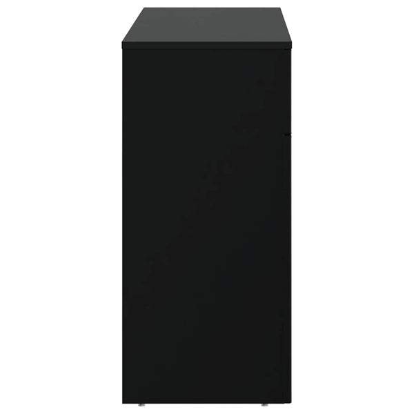 Schwarzer Couchtisch 102x75 cm