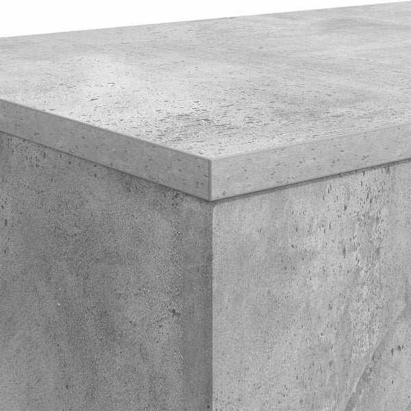 Betongrauer Couchtisch, 102 cm