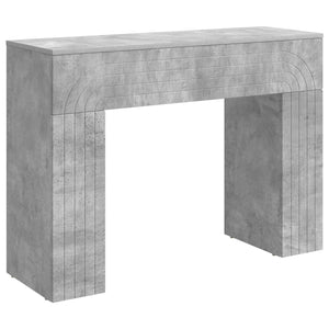 Betongrauer Couchtisch, 102 cm