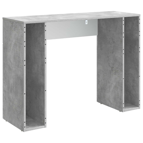 Betongrauer Couchtisch, 102 cm