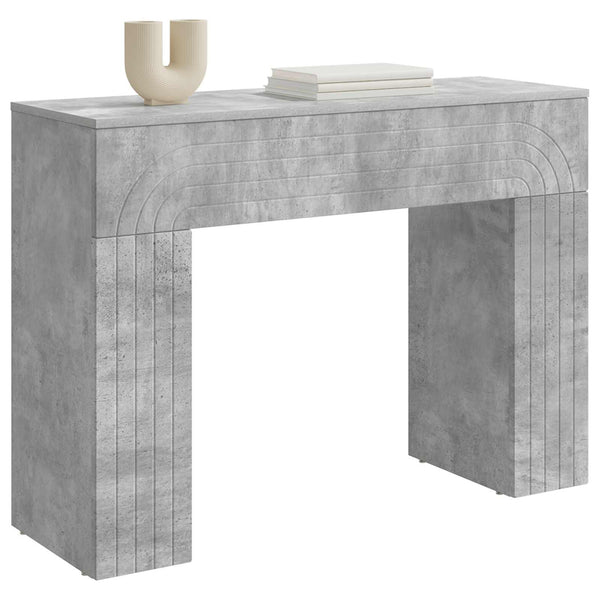 Betongrauer Couchtisch, 102 cm