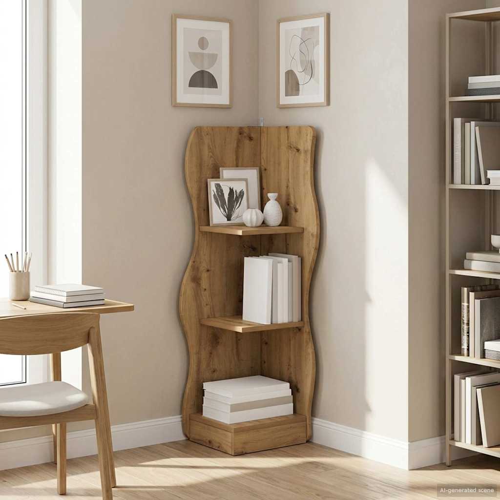 Eckregal Artisan Eiche 102 cm