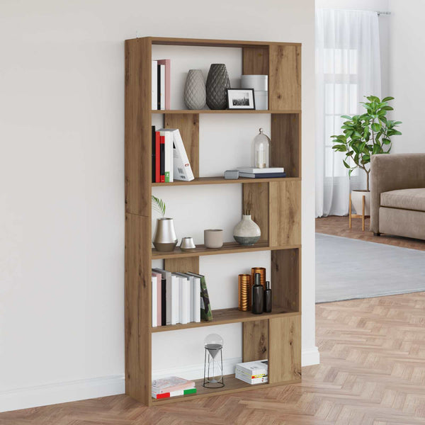 Bücherregal Artisan Eiche 80x24x159 cm
