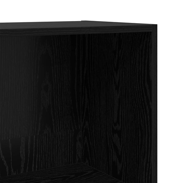 Bücherregal Schwarz Eiche 60x114 cm