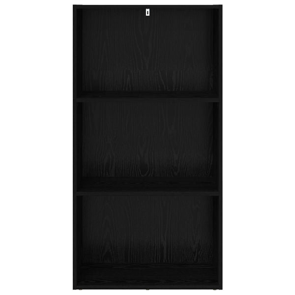 Bücherregal Schwarz Eiche 60x114 cm