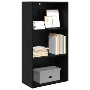 Bücherregal Schwarz Eiche 60x114 cm