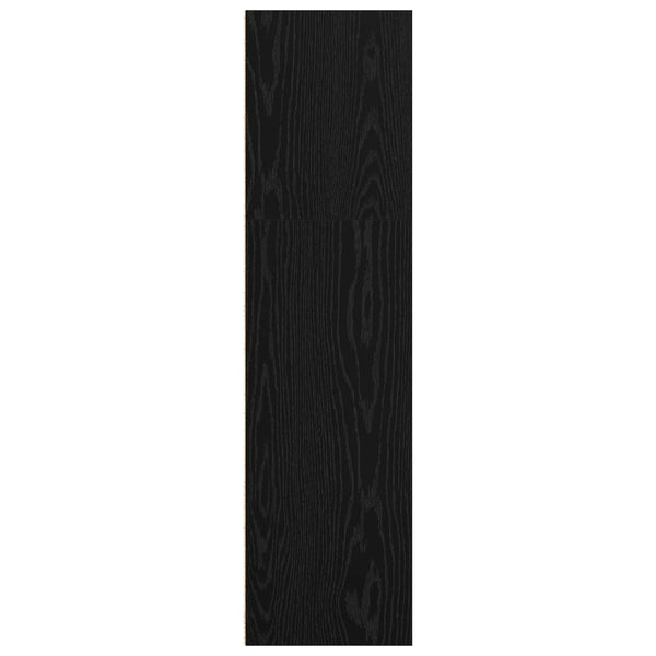 Bücherregal Schwarz Eiche 60x114 cm