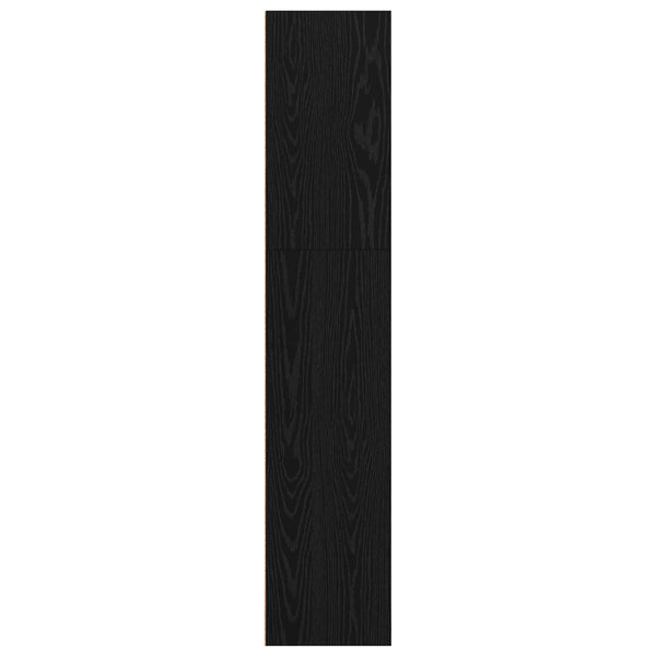 Freistehendes Bücherregal Schwarz Eiche 80x30x152cm