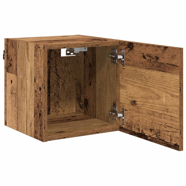 Wandmontiertes TV-Regal Altholz 30,5 cm