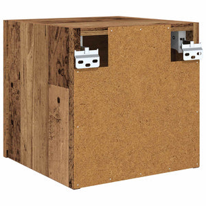 Wandmontiertes TV-Regal Altholz 30,5 cm
