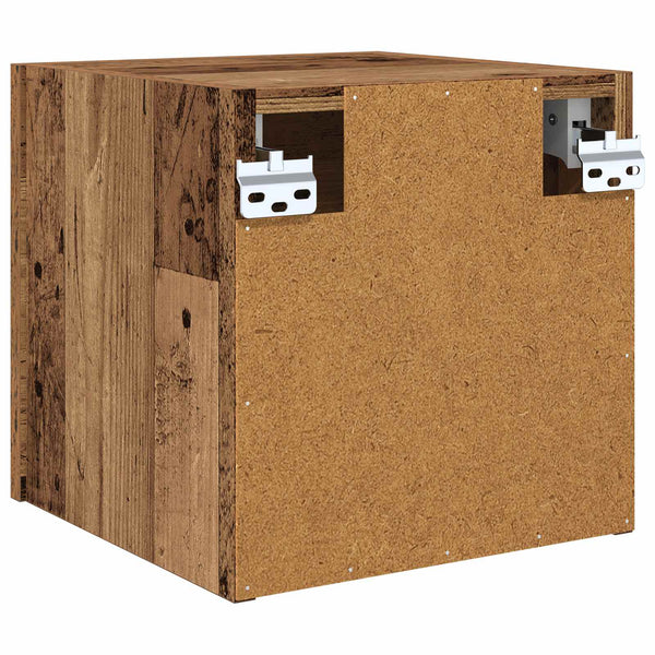 Wandmontiertes TV-Regal Altholz 30,5 cm