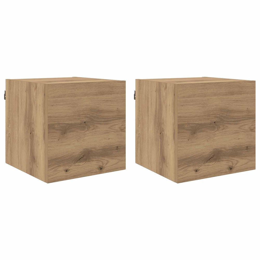 Wandmontiertes TV-Regal Artisan Eiche