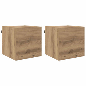 Wandmontiertes TV-Regal Artisan Eiche