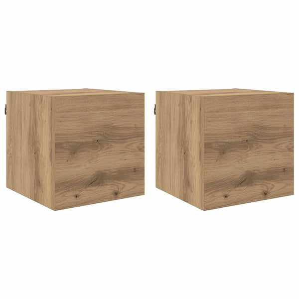 Wandmontiertes TV-Regal Artisan Eiche