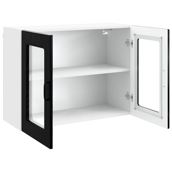 Küchenschrank Kalmar Schwarz Eiche 80cm