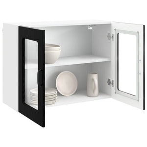 Küchenschrank Kalmar Schwarz Eiche 80cm