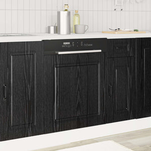 Küchenschrank Kalmar Schwarz Eiche 60 cm