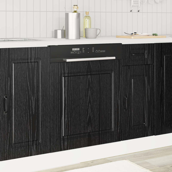 Küchenschrank Kalmar Schwarz Eiche 60 cm