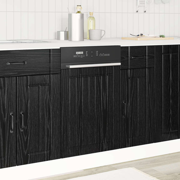 Küchenschrank Lucca Schwarze Eiche 45x67 cm