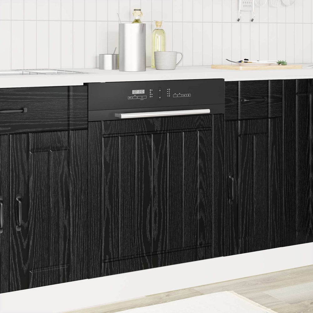 Küchenschrank Lucca Schwarze Eiche 60 cm