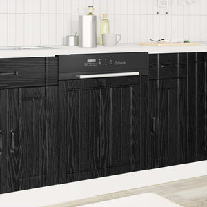 Küchenschrank Lucca Schwarze Eiche 60 cm